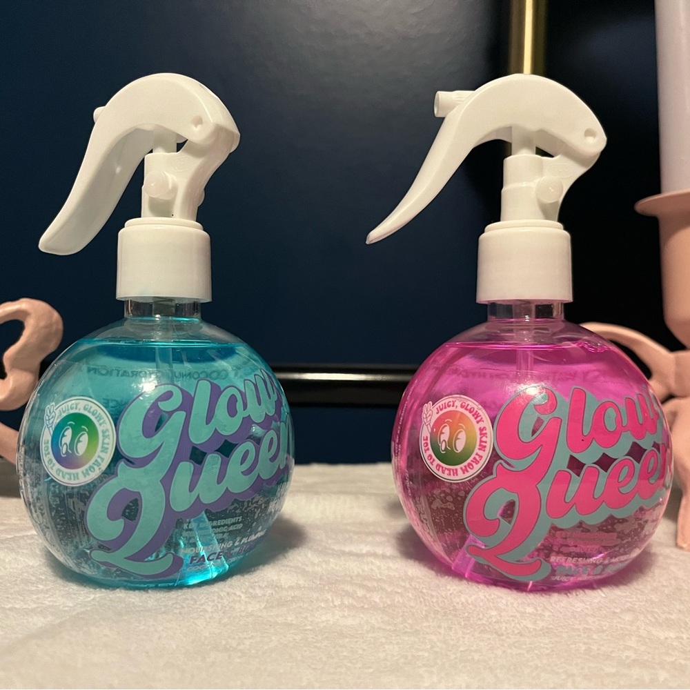 Bath & Body Spray Set - Blue and Pink